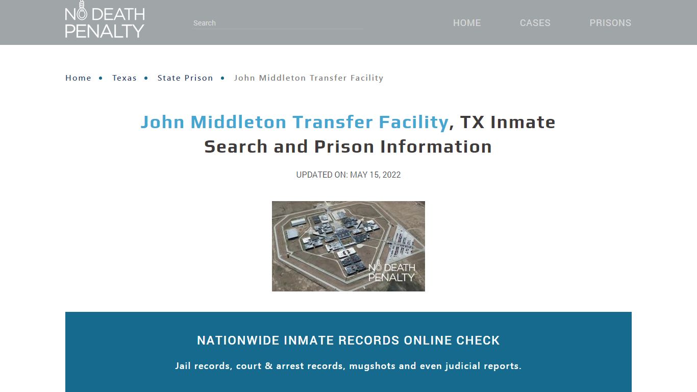 John Middleton Transfer Facility, TX Inmate Search ...